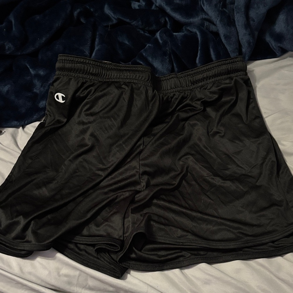Champion Jet Black Sports Shorts